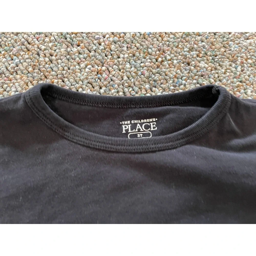 The Children s Place Boys Long-Sleeved Black Top 3T